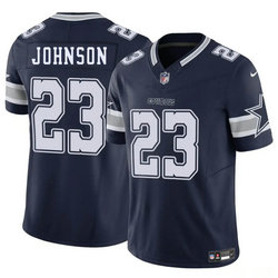 Nike Dallas Cowboys #23 Buddy Johnson Navy Authentic Stitched NFL Jersey