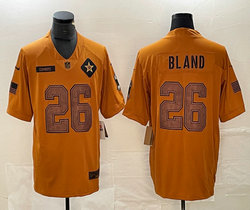 Nike Dallas Cowboys #26 DaRon Bland 2023 Brown Salute To Service Authentic Stitched NFL Jersey