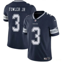 Nike Dallas Cowboys #3 Dante Fowler JR Blue Authentic Stitched NFL Jersey