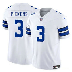 Nike Dallas Cowboys #3 George Pickens White Stitched Jersey