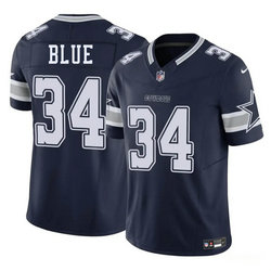 Nike Dallas Cowboys #34 Jaydon Blue Navy Authentic Stitched NFL Jersey