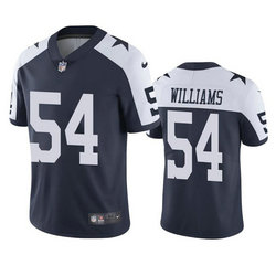 Nike Dallas Cowboys #54 Sam Williams Navy Blue Thanksgiving Vapor Untouchable Authentic stitched NFL jersey