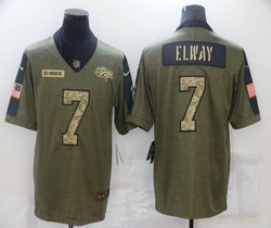 Nike Dallas Cowboys #7 Trevon Diggs Camo 2021 salute to service Authentic Stitched NFL Jersey