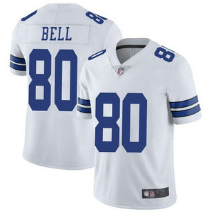 Nike Dallas Cowboys #80 Blake Bell White Vapor Untouchable Authentic stitched NFL jersey