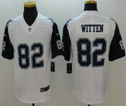 Nike Dallas Cowboys #82 Jason Witten White Rush Limited Authentic Stitched NFL Jersey