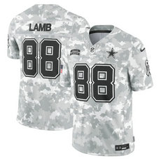 Nike Dallas Cowboys #88 CeeDee Lamb 2024 Salute to Service Authentic Stitched NFL Jersey