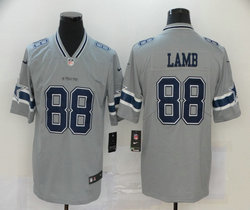 Nike Dallas Cowboys #88 CeeDee Lamb Grey Inverted Legend Vapor Untouchable NFL jersey