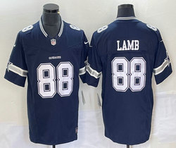 Nike Dallas Cowboys #88 CeeDee Lamb Navy 2023 F.U.S.E. Authentic Stitched NFL Jerseys
