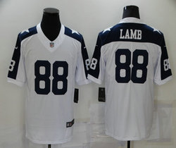Nike Dallas Cowboys #88 CeeDee Lamb White 2021 Vapor Untouchable Authentic Stitched NFL Jersey