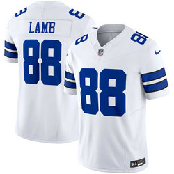 Nike Dallas Cowboys #88 CeeDee Lamb White 2023 F.U.S.E. Vapor Untouchable Stitched Football Jersey