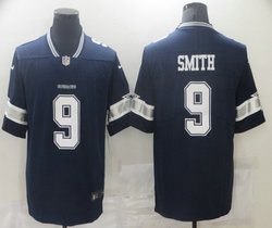 Nike Dallas Cowboys #9 Jaylon Smith Blue Vapor Untouchable Authentic stitched NFL jersey