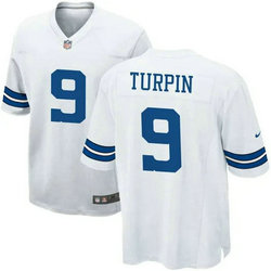 Nike Dallas Cowboys #9 KaVontae Turpin White jersey