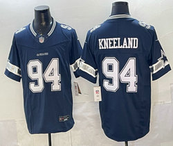 Nike Dallas Cowboys #94 Marshawn Kneeland Blue Stitched NFL Jersey
