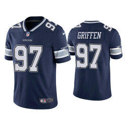Nike Dallas Cowboys #97 Everson Griffen Blue Vapor Untouchable Authentic Stitched NFL Jersey