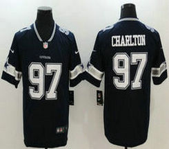 Nike Dallas Cowboys #97 Taco Charlton Blue Vapor Untouchable Limited Authentic Stitched NFL Jersey