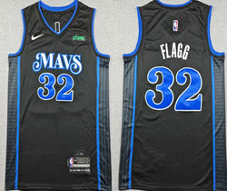 Nike Dallas Mavericks #32 Cooper Flagg Black Basketball Jersey