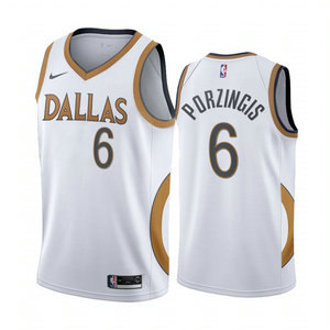 Nike Dallas Mavericks #6 Kristaps Porzingis 20-21 City Game Authentic Stitched NBA Jersey