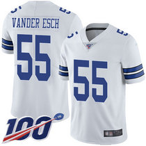 Nike Dallas cowboys #55 Leighton Vander 100th Season White Vapor Untouchable Authentic Stitched NFL jersey