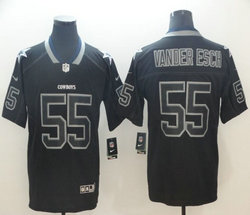 Nike Dallas cowboys #55 Leighton Vander Esch Black Lights Out Vapor Untouchable Authentic Stitched NFL jersey