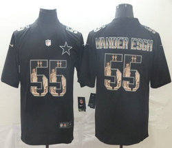 Nike Dallas cowboys #55 Leighton Vander Esch Black Statue of Liberty Authentic Stitched NFL jersey