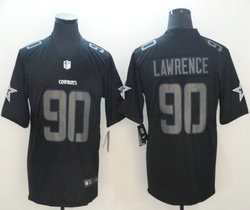 Nike Dallas cowboys #90 Demarcus Lawrence Black Impact Limited Vapor Untouchable Authentic Stitched NFL jersey
