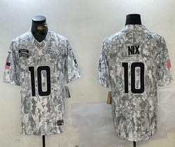 Nike Denver Broncos #10 Bo Nix 2024 Salute to Service Authentic Stitched NFL Jersey