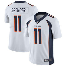 Nike Denver Broncos #11 Diontae Spencer White Vapor Untouchable Authentic stitched NFL jersey