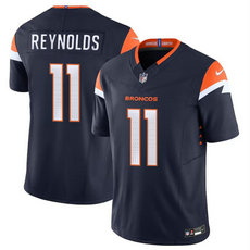 Nike Denver Broncos #11 Josh Reynolds Navy 2024 F.U.S.E Authentic Stitched NFL Jersey