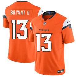 Nike Denver Broncos #13 Pat Bryant II Orange 2025 Draft Authentic Stitched NFL Jersey