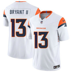 Nike Denver Broncos #13 Pat Bryant II White 2025 Draft Authentic Stitched NFL Jersey