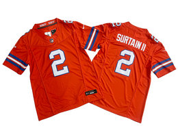 Nike Denver Broncos #2 Pat Surtain II Throwboack F.U.S.E Authentic Stitched NFL Jersey