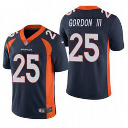 Nike Denver Broncos #25 Melvin Gordon III Navy Vapor Untouchable Authentic Stitched NFL Jersey