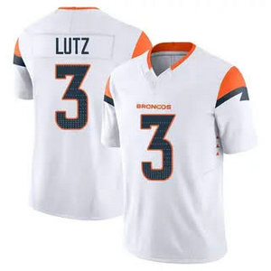Nike Denver Broncos #3 Will Lutz White NFL jersey