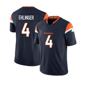 Nike Denver Broncos #4 Sam Ehlinger Navy NFL jersey