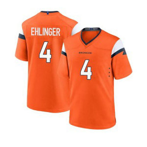 Nike Denver Broncos #4 Sam Ehlinger Orange NFL jersey