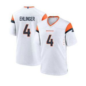 Nike Denver Broncos #4 Sam Ehlinger White NFL jersey