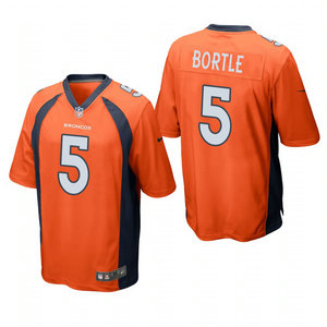 Nike Denver Broncos #5 Blake Bortle Orange Vapor Untouchable Jersey