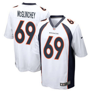 Nike Denver Broncos #69 Mike McGlinchey White Vapor Untouchable Authentic Stitched NFL Jersey