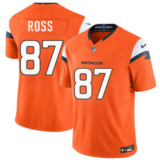 Nike Denver Broncos #87 Cam Ross Orange 2026 Draft Stitched Football Jersey