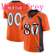 Nike Denver Broncos #87 Ed McCaffrey Orange Vapor Untouchable Authentic Stitched NFL Jerseys