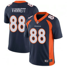 Nike Denver Broncos #88 Nick Vannett Navy Blue Vapor Untouchable Authentic stitched NFL jersey
