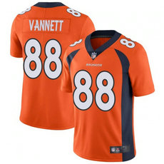 Nike Denver Broncos #88 Nick Vannett Orange Vapor Untouchable Authentic stitched NFL jersey
