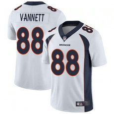 Nike Denver Broncos #88 Nick Vannett White Vapor Untouchable Authentic stitched NFL jersey