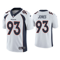 Nike Denver Broncos #93 D.J. Jones White Vapor Untouchable Authentic Stitched NFL Jersey