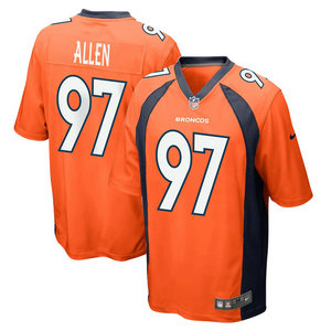 Nike Denver Broncos #97 Zach Allen Orange Vapor Untouchable Authentic Stitched NFL Jersey