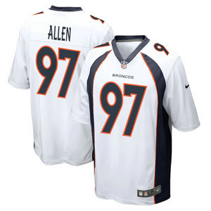 Nike Denver Broncos #97 Zach Allen White Vapor Untouchable Authentic Stitched NFL Jersey