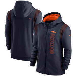 Nike Denver Broncos 2021 zipper Hoodie