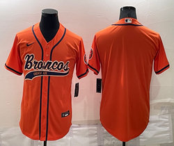Nike Denver Broncos Blank Joint adults Authentic Stitched baseball jersey