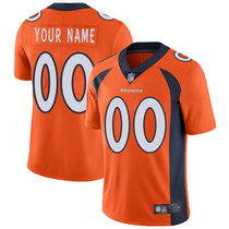 Nike Denver Broncos Customized Orange Limited Vapor Untouchable Authentic Stitched NFL Jerseys