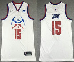 Nike Denver Nuggets #15 Nikola Jokic 2020-21 Earned Edition Authentic Stitched NBA Jersey